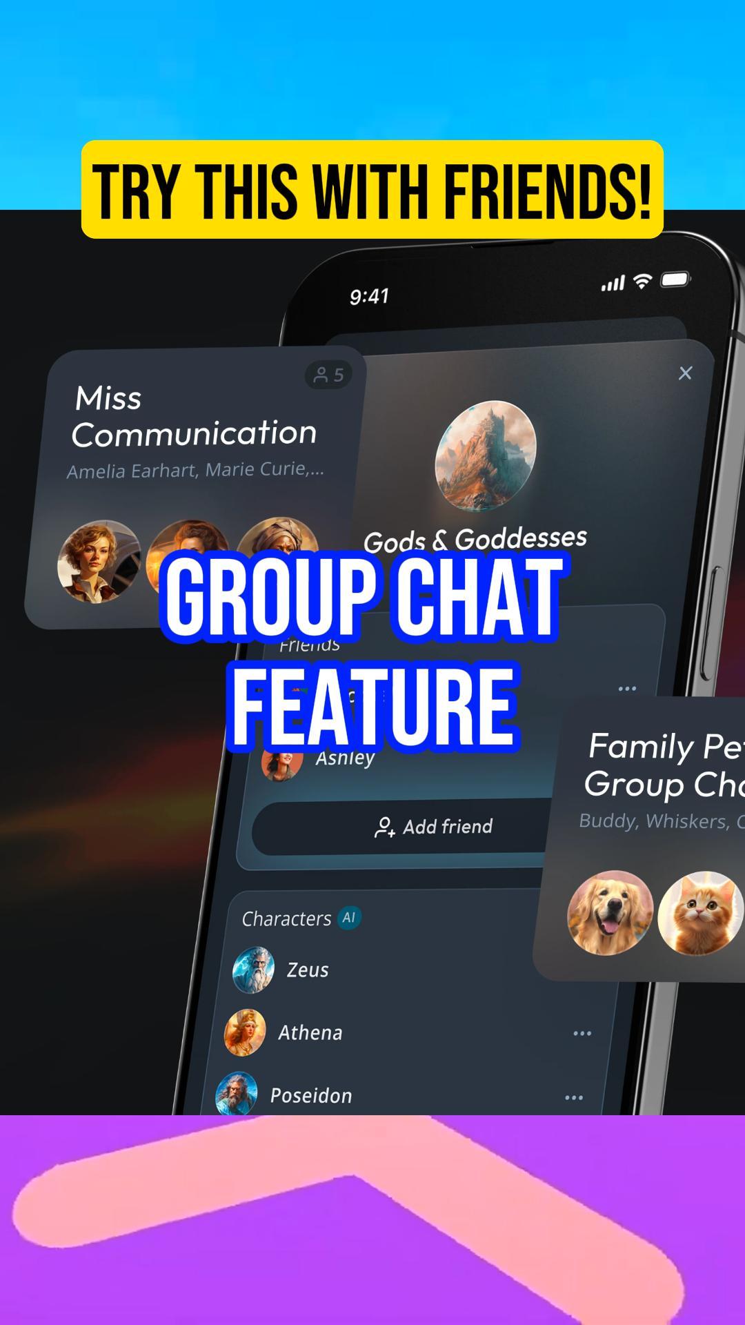 Try this for your next Dungeons & Dragons (DnD) game! Character.AI is launching the Character Group Chat feature, enabling users to chat with multiple AI companions simultaneously, enhancing collaborative conversations and brainstorming with friends.