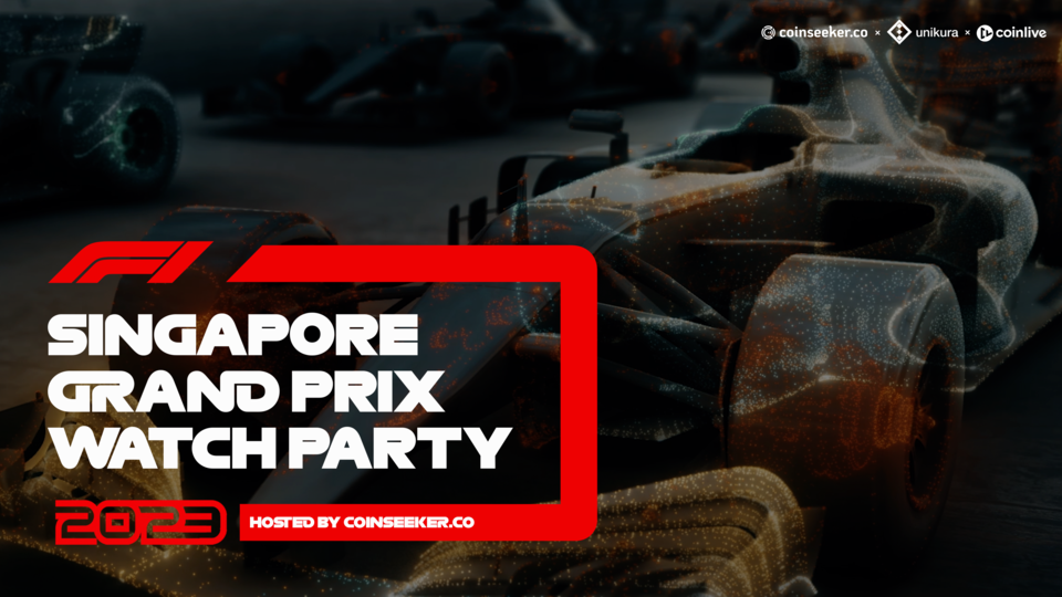 Singapore Grand Prix Watchparty 2023, hosted by Coinseeker.co and Unikura,xyz