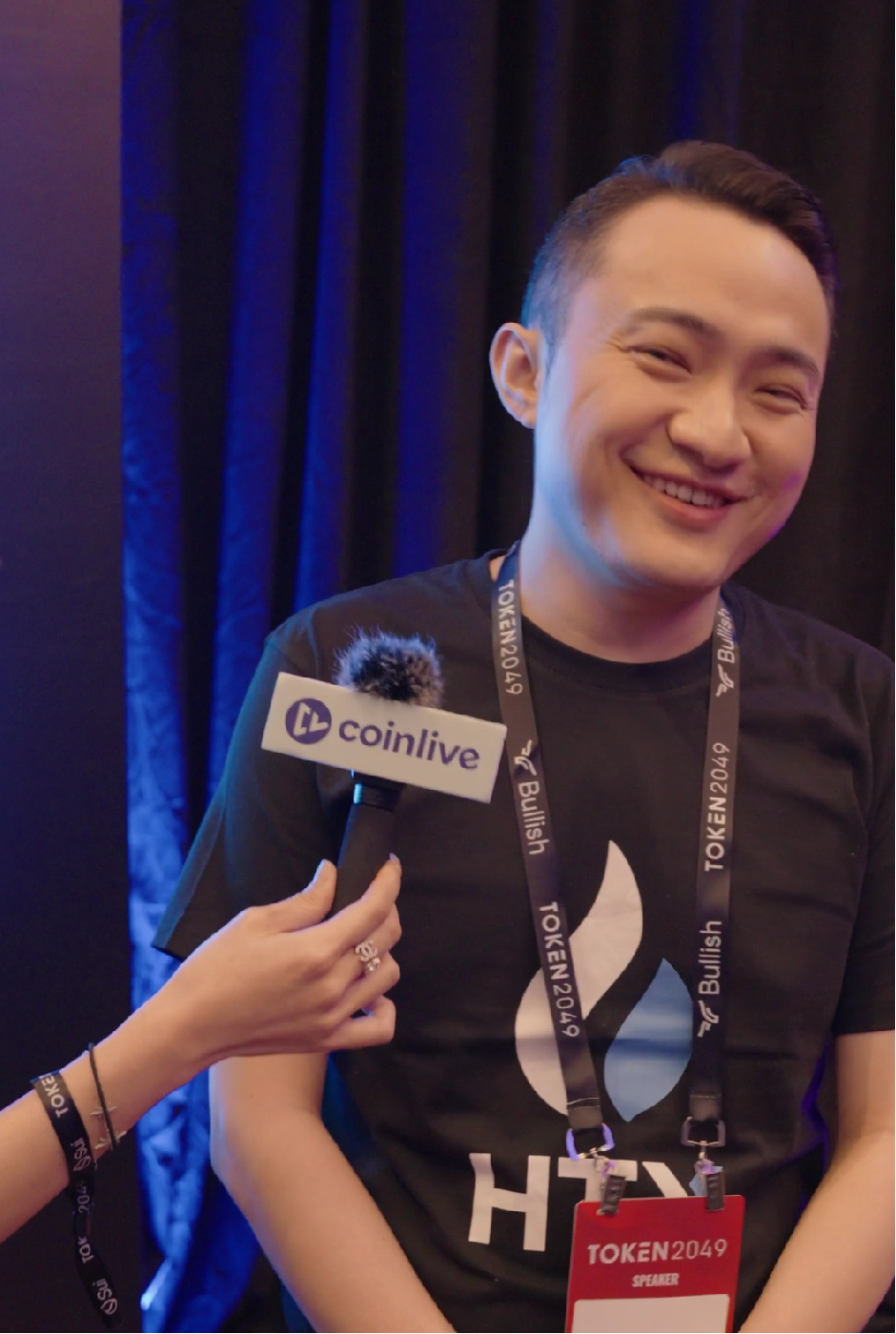 we asked justin sun what is his networth